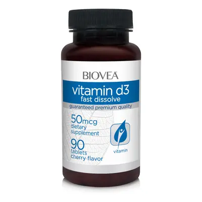 VITAMIN D3 50mcg 90 Tablets (Fast Dissolve)