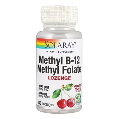 METHYL B-12 METHYL FOLATE (Natural Cherry) 60 Lozenges