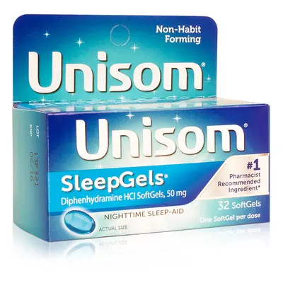 UNISOM SLEEPGELS (Maximum Strength) 32 Softgels