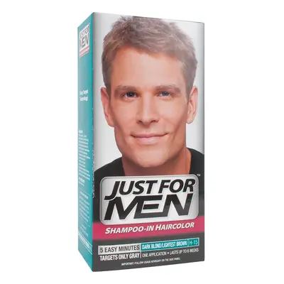 JUST FOR MEN SHAMPOO IN HAIR COLOUR (Dark Blond/Lightest Brown) 1 Application