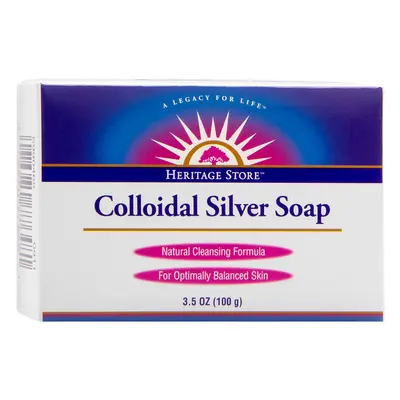 COLLOIDAL SILVER BAR SOAP (Rosemary) 3.5oz