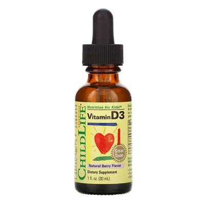 VITAMIN D3 (Natural Berry Flavor) (1 fl oz) 30ml