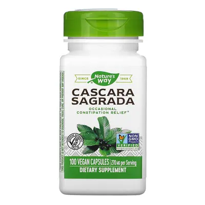 CASCARA SAGRADA 270mg 100 Vegan Capsules