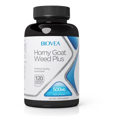 HORNY GOAT WEED PLUS with MACA 120 Vegetarian Capsules