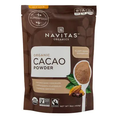 CACAO POWDER (Organic"" Plant-Based"" Superfood) (8oz) 227g