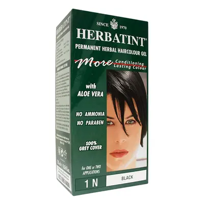 HERBATINT PERMANENT HERBAL HAIRCOLOUR GEL (1N - Black) 1 or 2 Applications