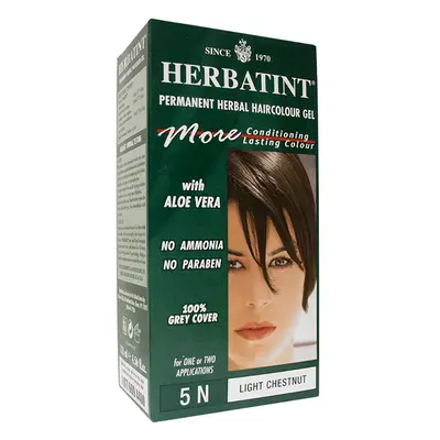 HERBATINT PERMANENT HERBAL HAIRCOLOUR GEL (5N - Light Chestnut) 1 or 2 Applications