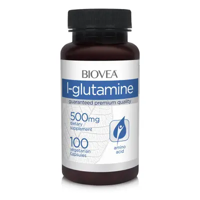 L-GLUTAMINE 500mg 120 Vegetarian Capsules