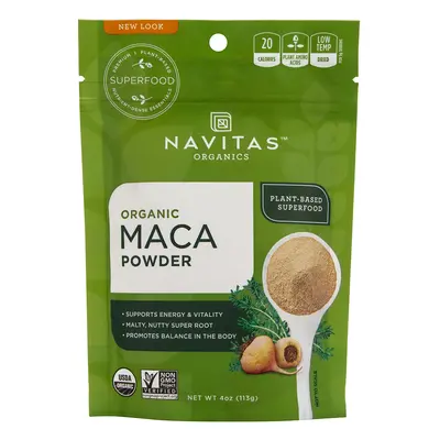 MACA POWDER (Organic"" Plant-Based"" Superfood) (4oz) 113g