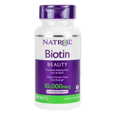 BIOTIN BEAUTY 10""000mcg (Maximum Strength) 100 Tablets