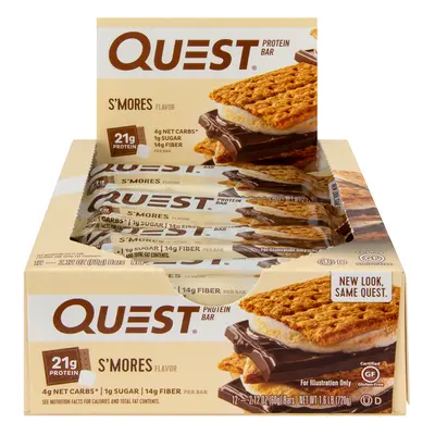 QUEST NUTRITION PROTEIN BAR (S'Mores) (Keto) 12 Bars