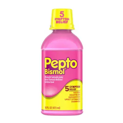 PEPTO BISMOL 5 Symptom Relief (16 fl oz) 473ml