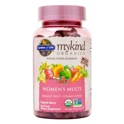 MYKIND ORGANICS WOMEN'S MULTI GUMMIES (Organic) (Berry) 120 Vegan Gummy Drops