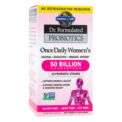 DR FORMULATED PROBIOTICS ONCE DAILY WOMEN's 50 Billion CFU 30 Vegetarian Capsules