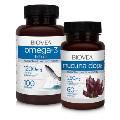 OMEGA-3 FISH OIL & MUCUNA DOPA VALUE PACK