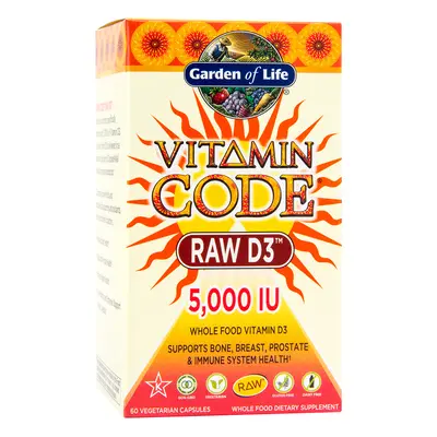 VITAMIN CODE RAW D3 5""000 UI 60 Vegetarian Capsules