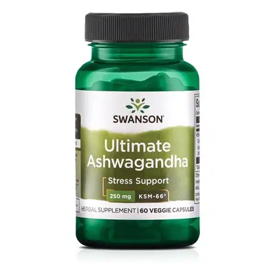 ULTIMATE ASHWAGANDHA KSM-66 250mg 60 Veggie Capsules