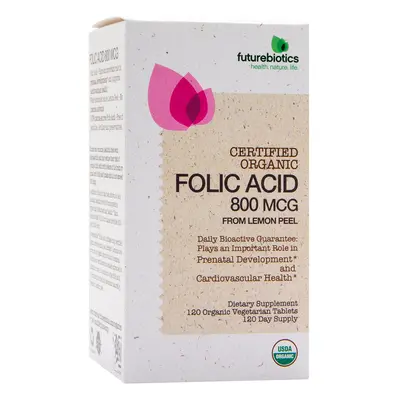 FOLIC ACID 800mcg (From Lemon Peel) 120 Tablets