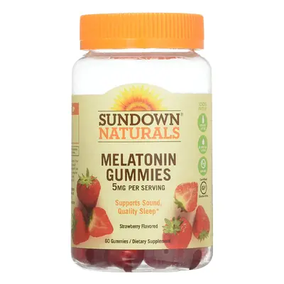 MELATONIN GUMMIES 5mg (Extra Strength) (Strawberry) 60 Gummies