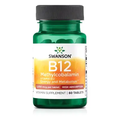 VITAMIN B12 METHYLCOBALAMIN 5""000 mcg 60 Tablets