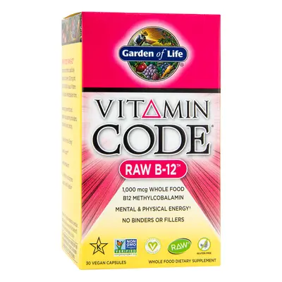 VITAMIN CODE RAW B12 30 Vegan Capsules