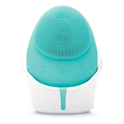 SILICONE FACIAL CLEANSING BRUSH (Aqua) (USB) + FREE UNIVERSAL ADAPTOR