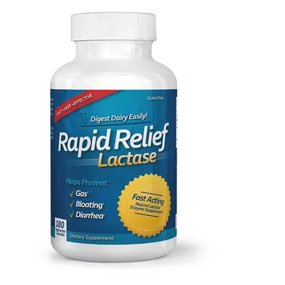 RAPID RELIEF LACTASE 180 Vegetarian Capsules