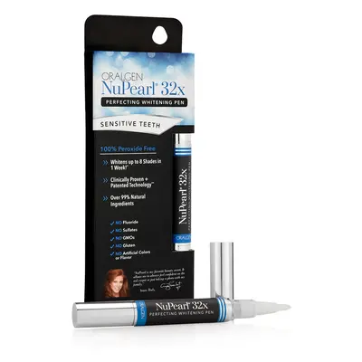 NuPearl.32x PERFECTING TEETH WHITENING PEN (PEROXIDE-FREE) (0.08oz) 2.5ml