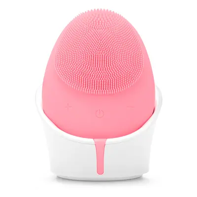 SILICONE FACIAL CLEANSING BRUSH (Pink) (USB) + FREE UNIVERSAL ADAPTOR