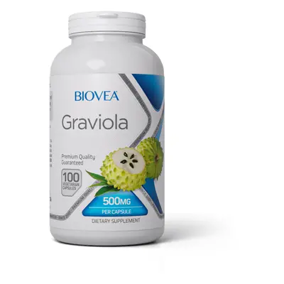 GRAVIOLA 500mg 100 Vegetarian Capsules