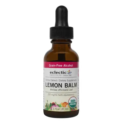 LEMON BALM LIQUID DROPS (Organic) (1oz) 30ml