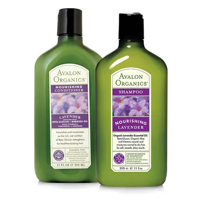 NOURISHING ORGANIC LAVENDER SHAMPOO & CONDITIONER VALUE PACK