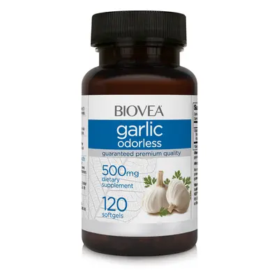 GARLIC (Odorless) 500mg 120 Softgels