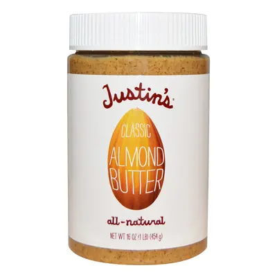 ALL-NATURAL CLASSIC ALMOND BUTTER (Keto) (Paleo) (16oz) 454g