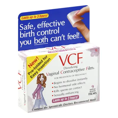 VAGINAL CONTRACEPTIVE FILM 9 Pack