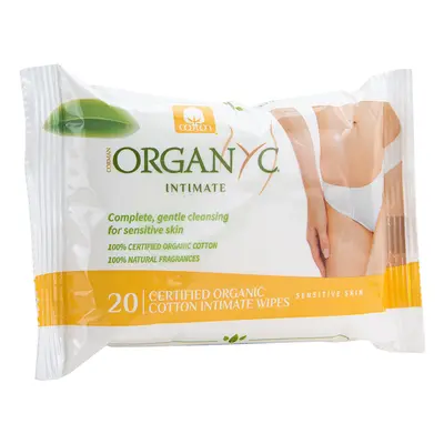 ORGANIC COTTON FEMININE HYGIENE WIPES 20 Wipes