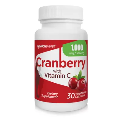 CRANBERRY 1000mg with VITAMIN C 30 Vegetarian Capsules