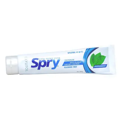 XYLITOL ANTIPLAQUE & TARTAR CONTROL TOOTHPASTE (Fluoride-Free) (Peppermint) (5oz) 141g