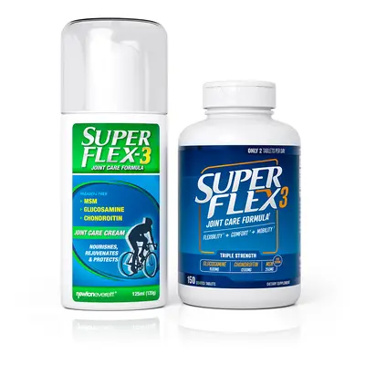 SUPERFLEX-3 Joint Care VALUE PACK (Tablets & Cream)