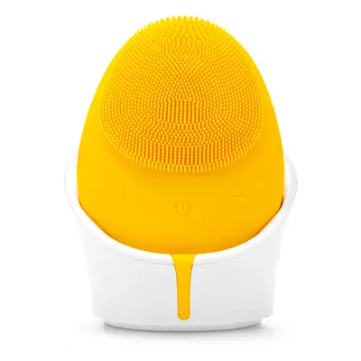 SILICONE FACIAL CLEANSING BRUSH (Yellow) (USB) + FREE UNIVERSAL ADAPTOR