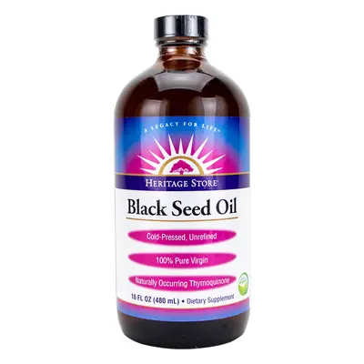 BLACK SEED OIL (Organic"" Natural"" Cold Pressed) (16 fl oz) 480ml