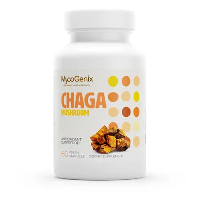 CHAGA MUSHROOM 1000mg 60 Vegan Capsules