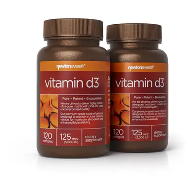 VITAMIN D3 125 mcg (5""000 IU) 240 Softgels VALUE PACK