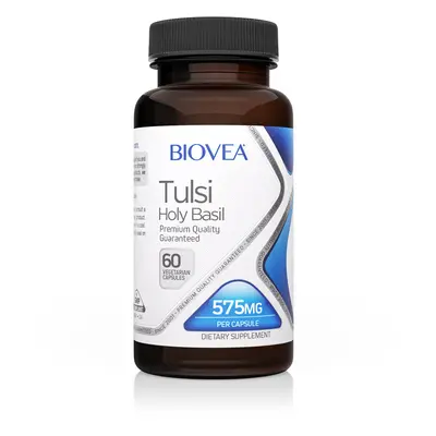 TULSI HOLY BASIL 575mg 60 Vegetarian Capsules