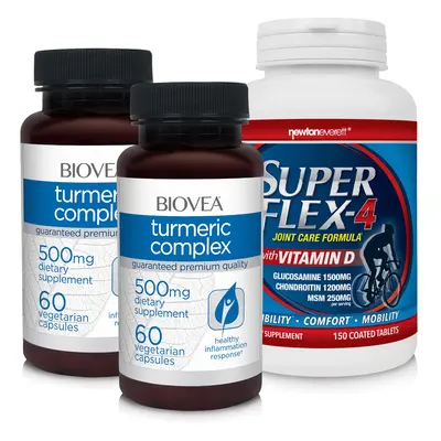 SUPERFLEX-4 with VITAMIN D TURMERIC (MERIVA®) VALUE PACK