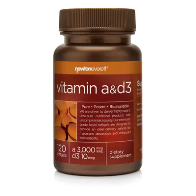 VITAMIN A & D3 (A 3""000 mcg RAE/ D3 10 mcg) 120 Softgels