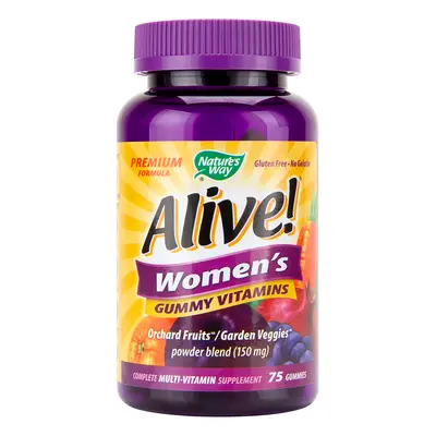 ALIVE! WOMEN'S GUMMY VITAMINS 75 Adult Gummy Vitamins