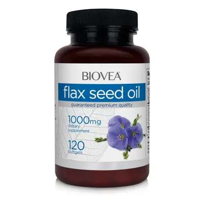 FLAX SEED OIL 1000mg 120 Softgels