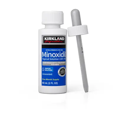 MINOXIDIL 5% FOR MEN 1 x 60ml Bottle (1 Month Supply) + FREE DROPPER APPLICATOR