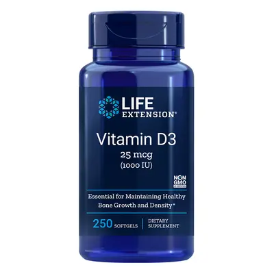 VITAMIN D3 25mcg (1000 IU) 250 Softgels